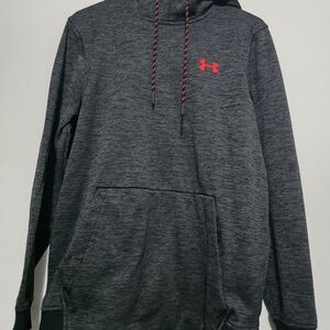 Under Armour Womens Charcoal Hoodie with Hot Pink